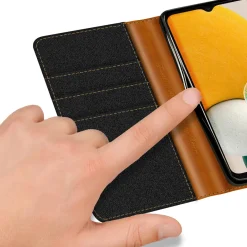 Samsung Galaxy A33 5G - Jeanslook Klapphülle mit Kartenfach