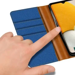 Samsung Galaxy A33 5G - Jeanslook Klapphülle mit Kartenfach