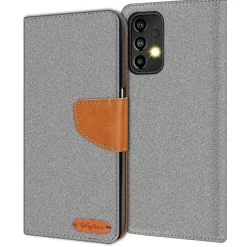 Samsung Galaxy A33 5G - Jeanslook Klapphülle mit Kartenfach