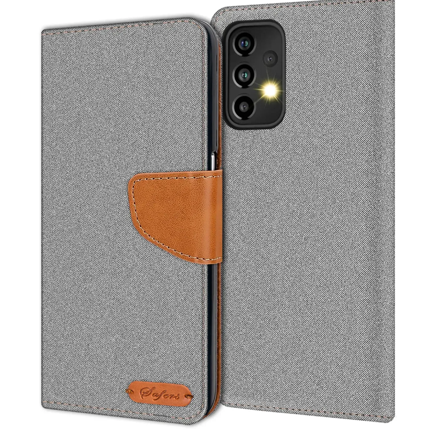 Samsung Galaxy A33 5G - Jeanslook Klapphülle mit Kartenfach