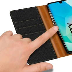 Samsung Galaxy A17 5G - Jeanslook Klapphülle mit Kartenfach