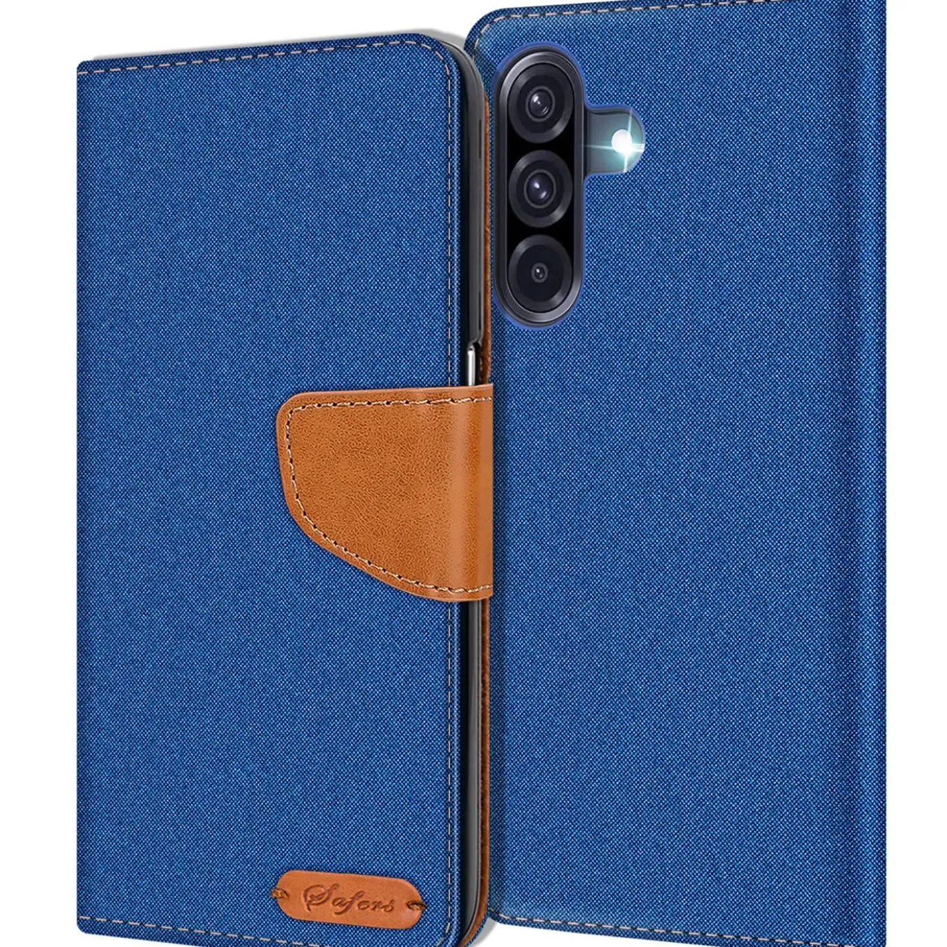 Samsung Galaxy A17 5G - Jeanslook Klapphülle mit Kartenfach