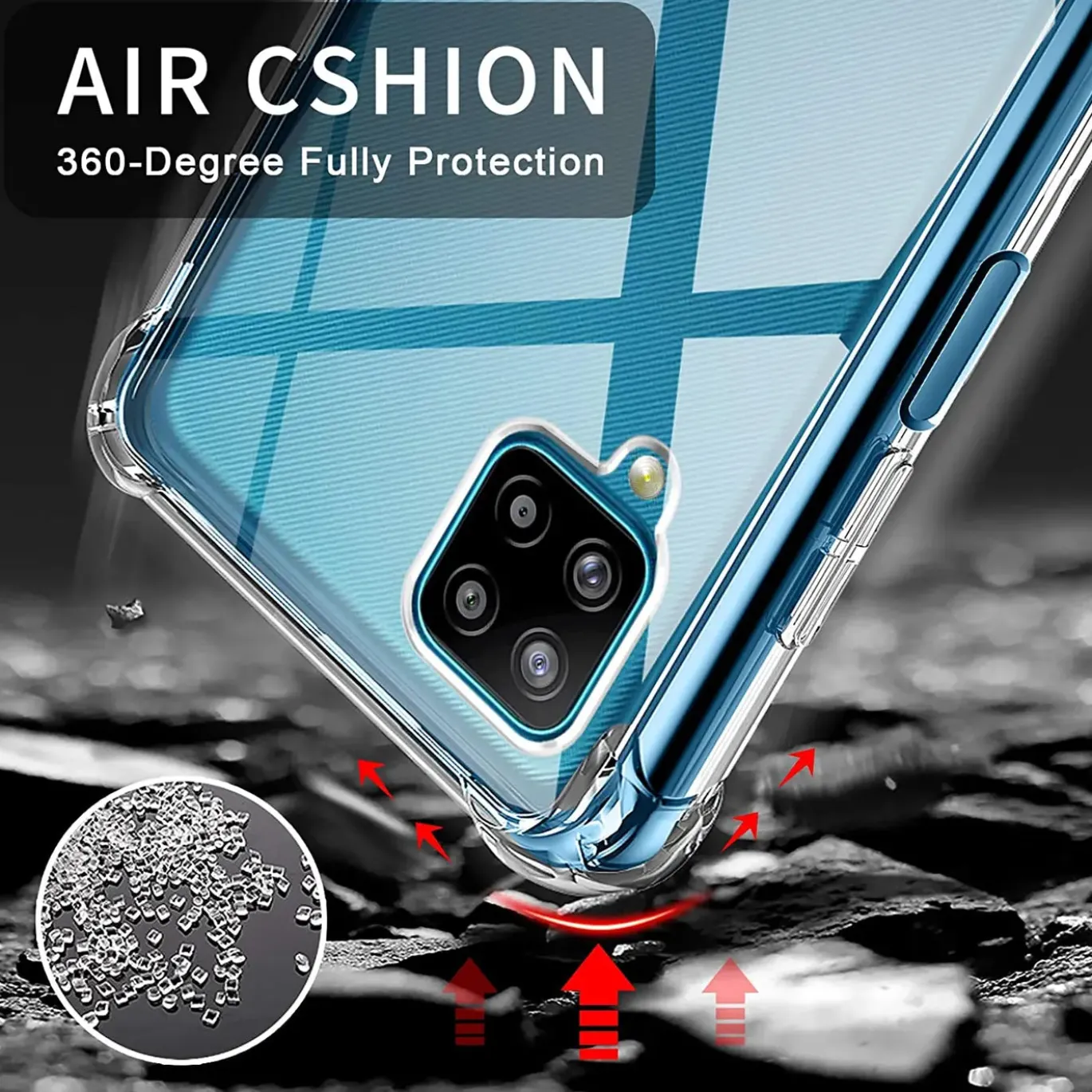 Samsung Galaxy A22 4G / M32 / M22 - Stoßfestes Clear Case