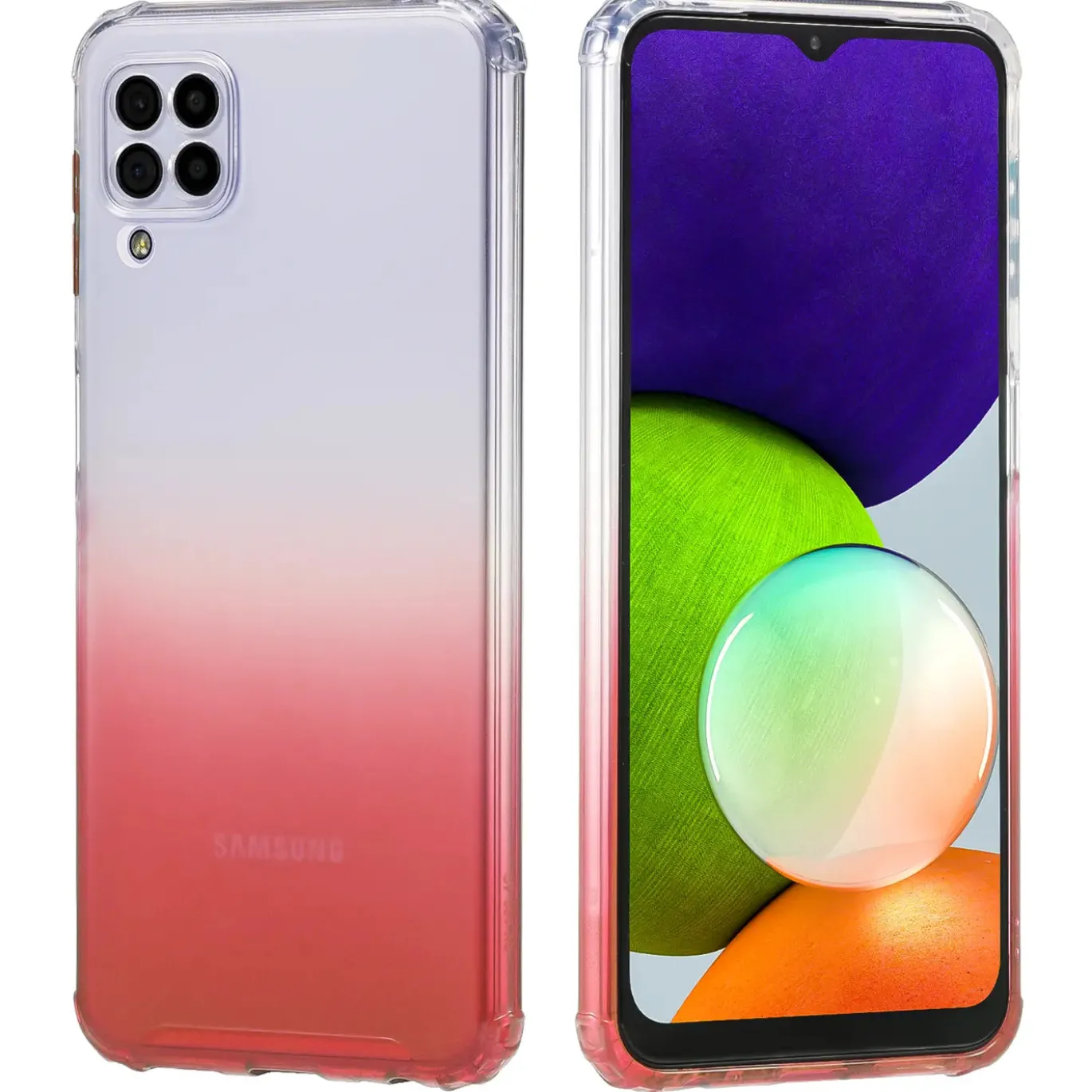 Samsung Galaxy A22 4G / M32 / M22 - Farbverlauf Hülle ultra dünn