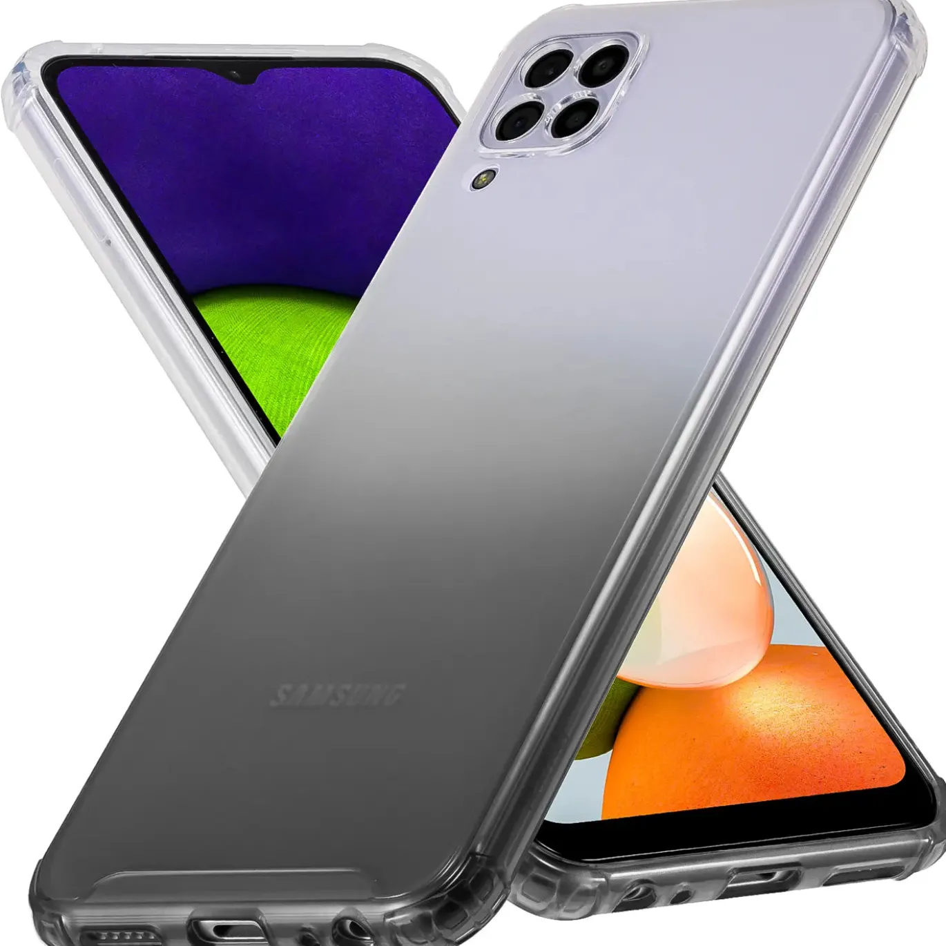 Samsung Galaxy A22 4G / M32 / M22 - Farbverlauf Hülle ultra dünn