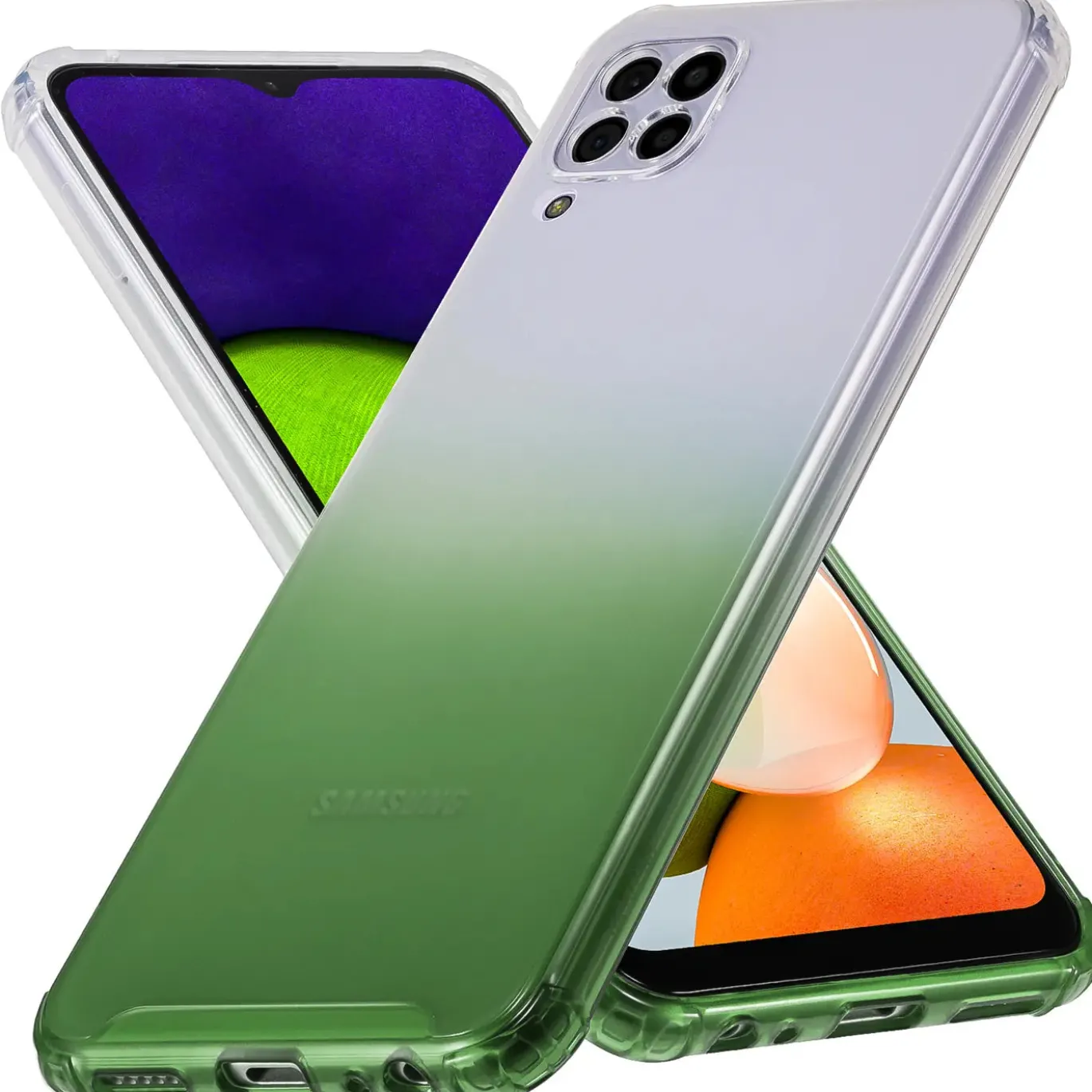 Samsung Galaxy A22 4G / M32 / M22 - Farbverlauf Hülle ultra dünn
