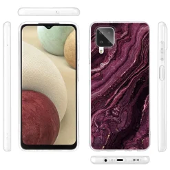 Samsung Galaxy A22 4G / M32 / M22 - Marmor & Sand Design Hülle