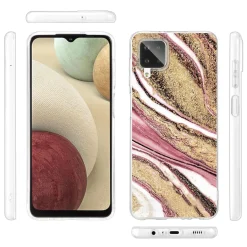 Samsung Galaxy A22 4G / M32 / M22 - Marmor & Sand Design Hülle