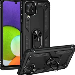 Samsung Galaxy A22 4G / M32 / M22 - Outdoor Hardcase mit Ringhalter