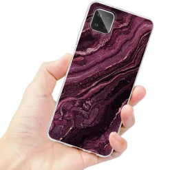 Samsung Galaxy A22 5G - Marmor & Sand Design Hülle