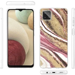 Samsung Galaxy A22 5G - Marmor & Sand Design Hülle