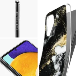 Samsung Galaxy A13 4G - Marmor & Sand Design Hülle