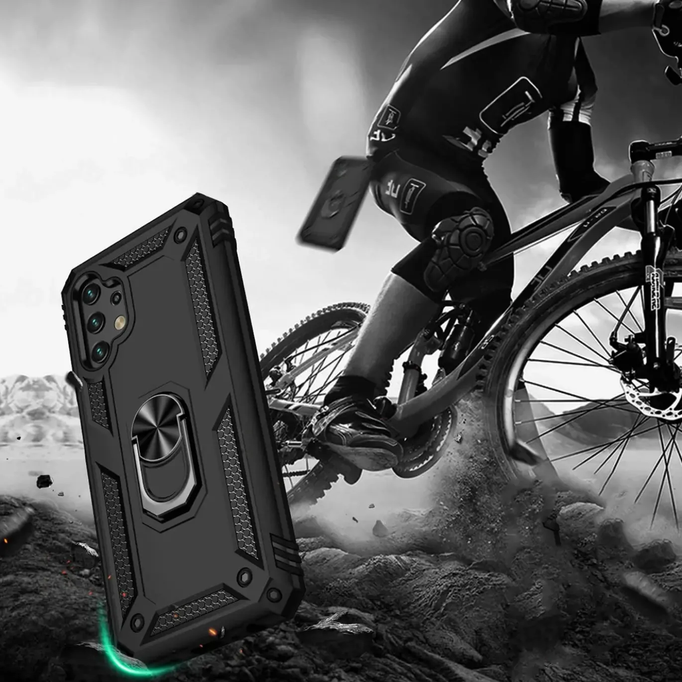 Samsung Galaxy A13 4G - Outdoor Hardcase mit Ringhalter