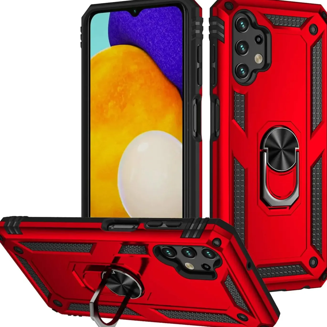 Samsung Galaxy A13 4G - Outdoor Hardcase mit Ringhalter