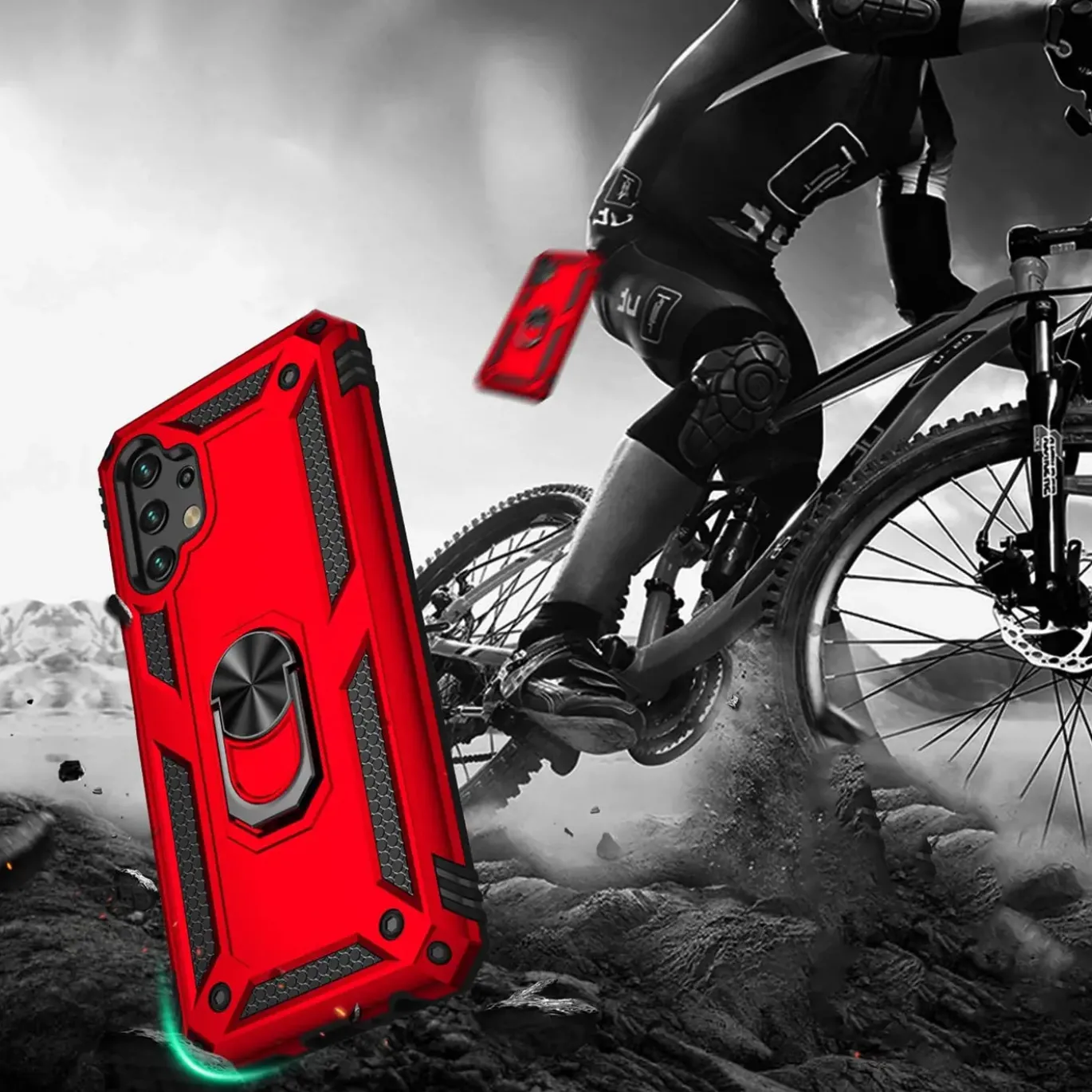Samsung Galaxy A13 4G - Outdoor Hardcase mit Ringhalter