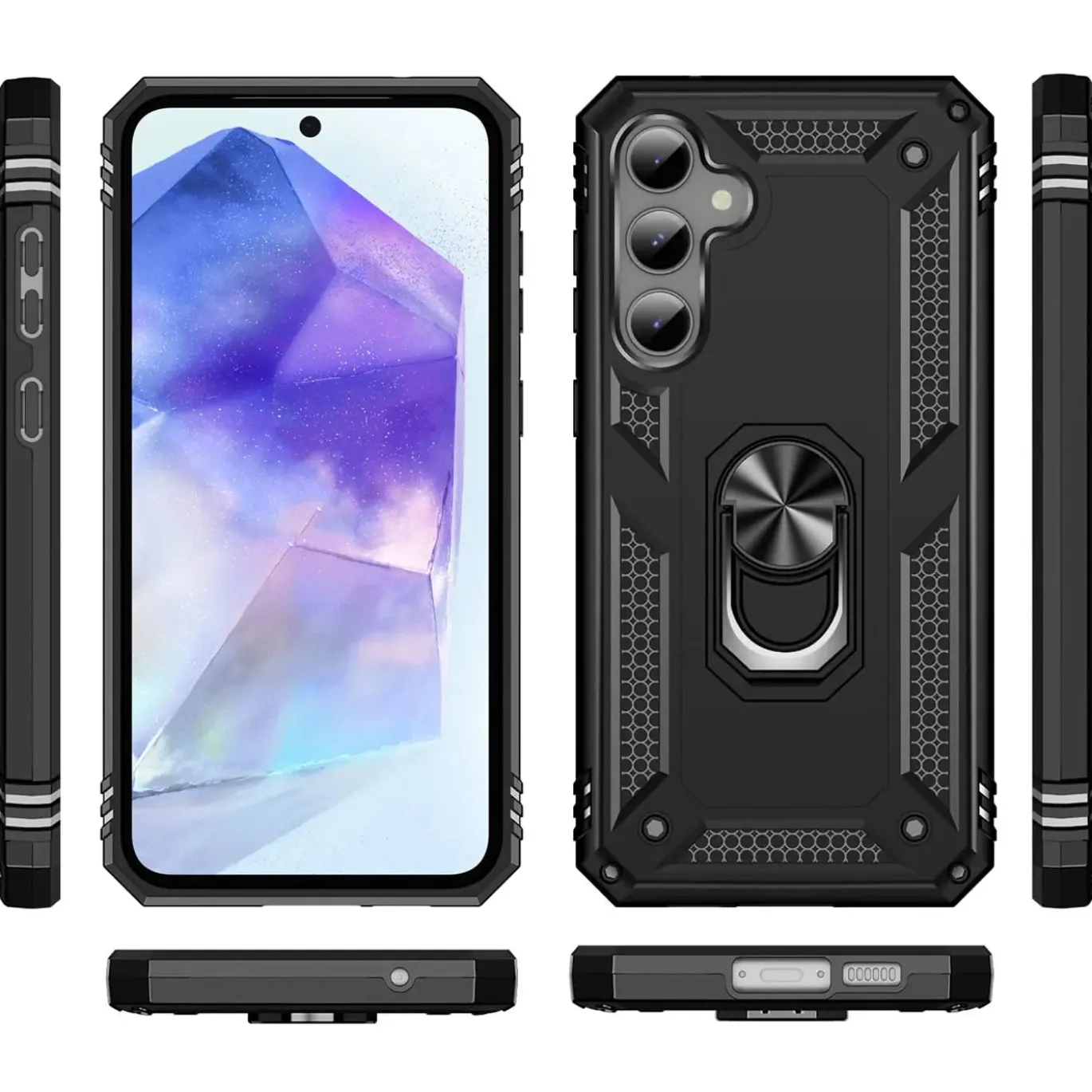 Samsung Galaxy A35 5G - Outdoor Hardcase mit Ringhalter
