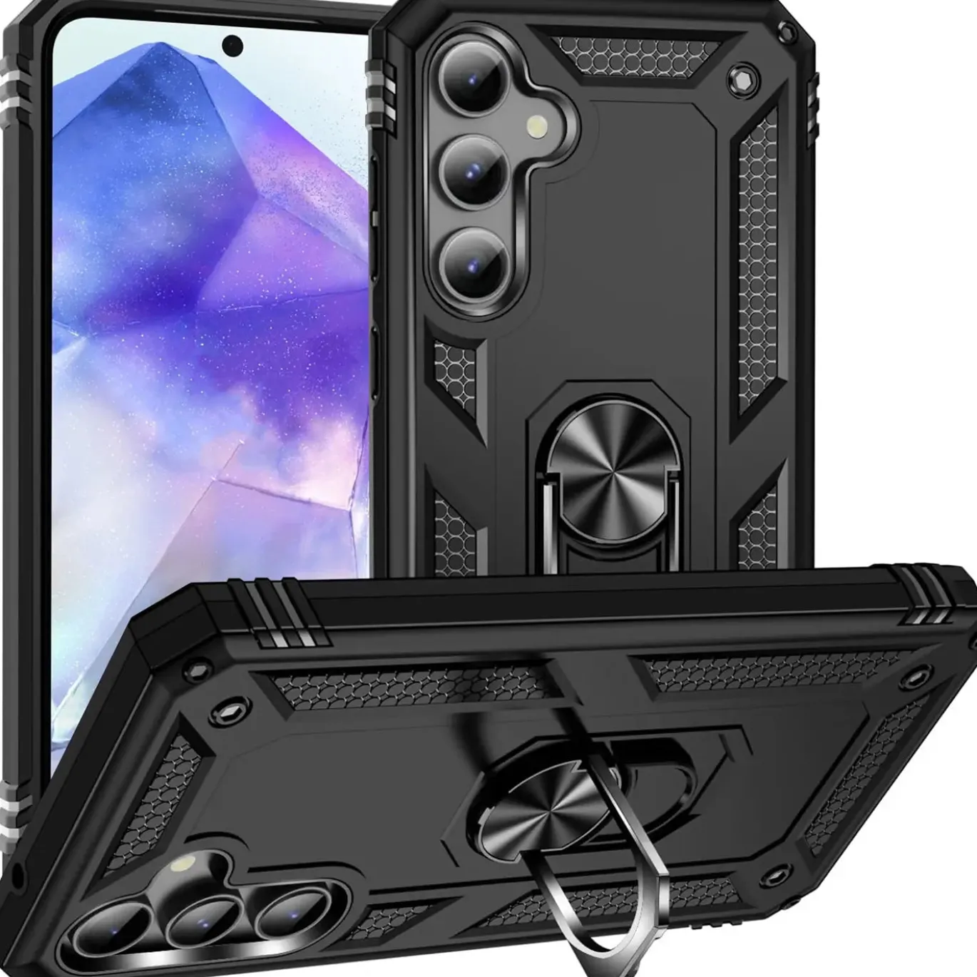 Samsung Galaxy A35 5G - Outdoor Hardcase mit Ringhalter