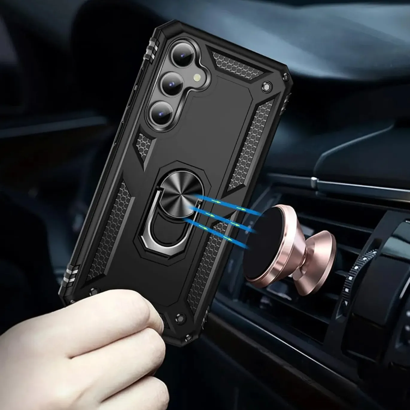 Samsung Galaxy A35 5G - Outdoor Hardcase mit Ringhalter
