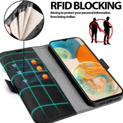 Samsung Galaxy A23 5G - Robuste Klapphülle mit RFID Block