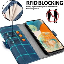 Samsung Galaxy A23 5G - Robuste Klapphülle mit RFID Block