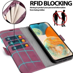 Samsung Galaxy A23 5G - Robuste Klapphülle mit RFID Block