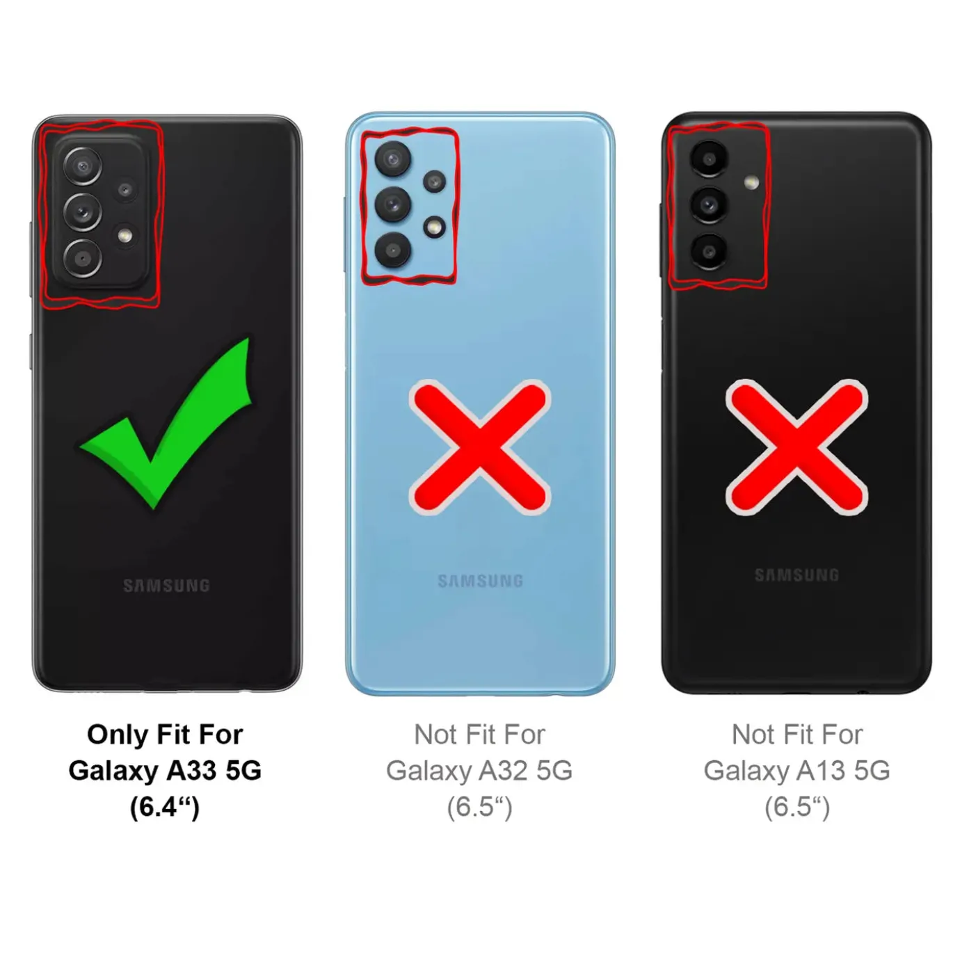 Samsung Galaxy A33 5G - Robuste Klapphülle mit RFID Block