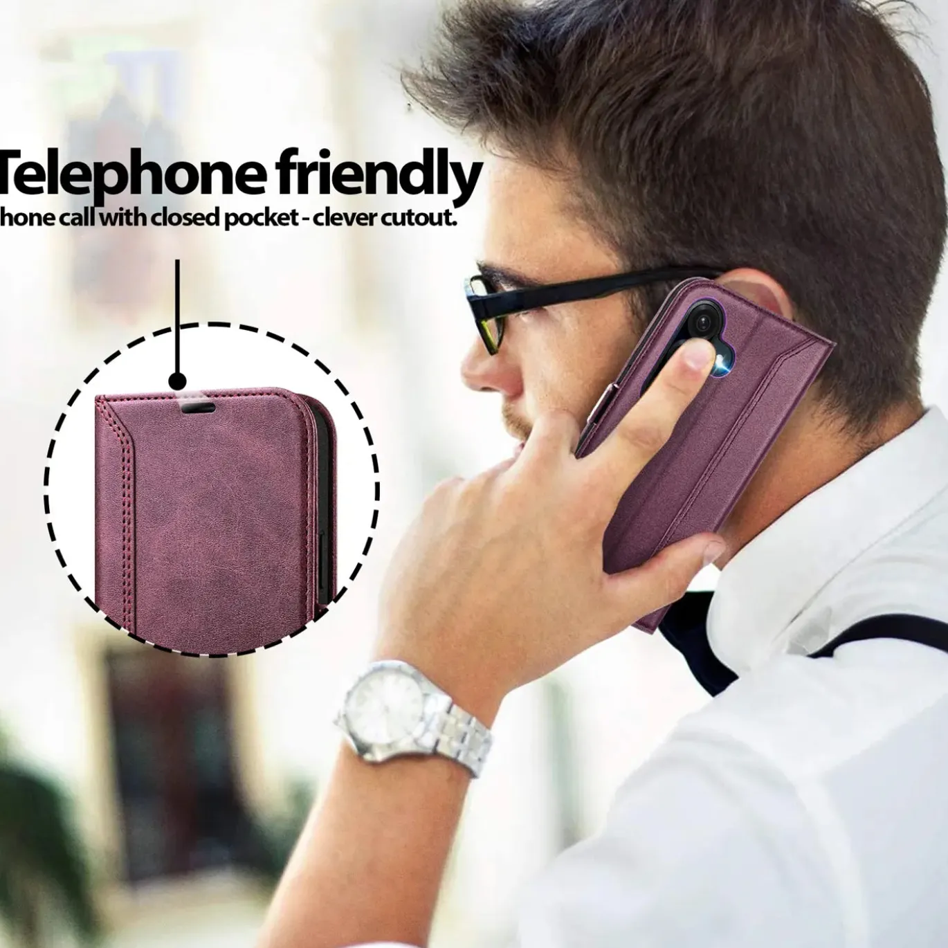 Samsung Galaxy A17 5G - Robuste Klapphülle mit RFID Block