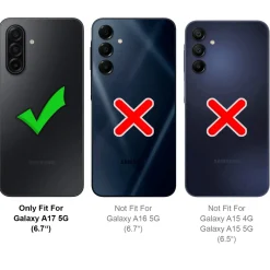 Samsung Galaxy A17 5G - Robuste Klapphülle mit RFID Block