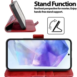 Samsung Galaxy A55 5G - Robuste Klapphülle mit RFID Block