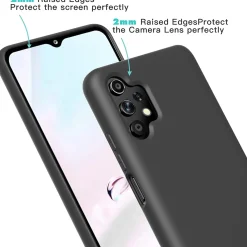 Samsung Galaxy A32 5G - Silikon Case mit Mikrofaser-Innenseite
