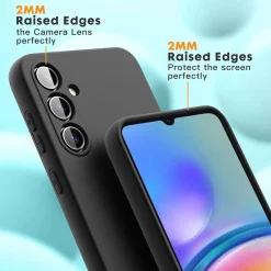 Samsung Galaxy A16 5G - Silikon Case mit Mikrofaser-Innenseite