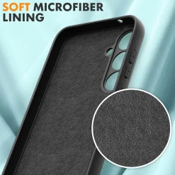 Samsung Galaxy A16 5G - Silikon Case mit Mikrofaser-Innenseite