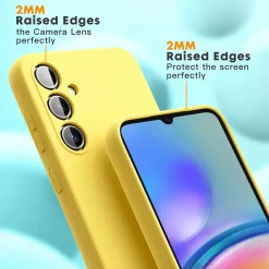 Samsung Galaxy A16 5G - Silikon Case mit Mikrofaser-Innenseite