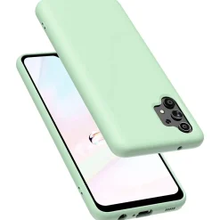 Samsung Galaxy A13 4G - Silikon Case mit Mikrofaser-Innenseite