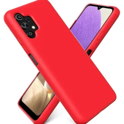 Samsung Galaxy A13 4G - Silikon Case mit Mikrofaser-Innenseite