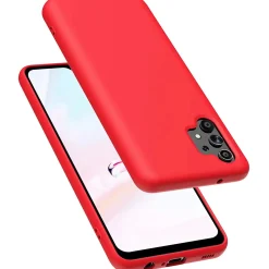Samsung Galaxy A13 4G - Silikon Case mit Mikrofaser-Innenseite