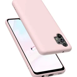 Samsung Galaxy A13 4G - Silikon Case mit Mikrofaser-Innenseite