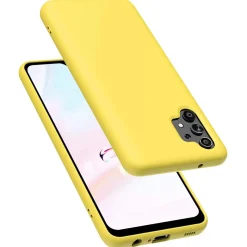 Samsung Galaxy A13 4G - Silikon Case mit Mikrofaser-Innenseite