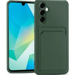 Samsung Galaxy A26 5G - Silikonhülle mit Kartenfach & Kameraschutz