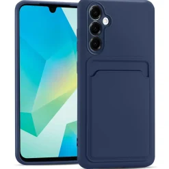 Samsung Galaxy A16 5G - Silikonhülle mit Kartenfach & Kameraschutz