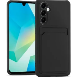 Samsung Galaxy A16 5G - Silikonhülle mit Kartenfach & Kameraschutz