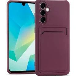 Samsung Galaxy A16 5G - Silikonhülle mit Kartenfach & Kameraschutz