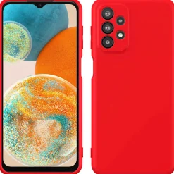 Samsung Galaxy A23 5G - Silikon Case mit Mikrofaser-Innenseite
