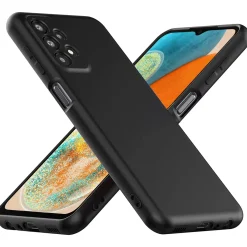 Samsung Galaxy A23 5G - Silikon Case mit Mikrofaser-Innenseite