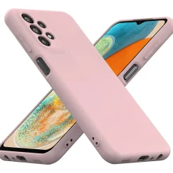 Samsung Galaxy A23 5G - Silikon Case mit Mikrofaser-Innenseite