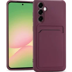 Samsung Galaxy A36 5G - Silikonhülle mit Kartenfach & Kameraschutz