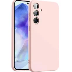 Samsung Galaxy A54 5G - Silikon Case mit Mikrofaser-Innenseite