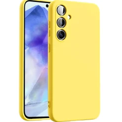 Samsung Galaxy A54 5G - Silikon Case mit Mikrofaser-Innenseite