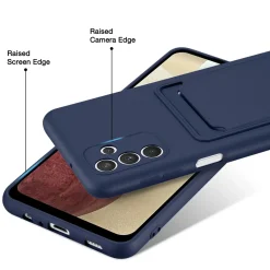 Samsung Galaxy A25 5G - Silikonhülle mit Kartenfach & Kameraschutz