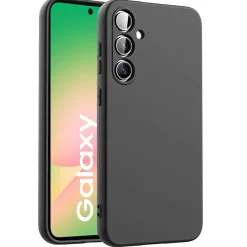 Samsung Galaxy A56 5G - Silikon Case mit Mikrofaser-Innenseite